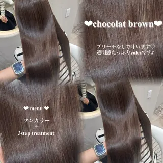 ロング カラー 🍑透明感color 🍑MOMOKA🍑のヘアスタイル