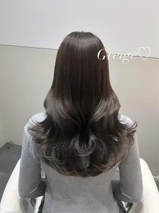 セミロング カラー 🩷韓国ヘア/ヨシン モリ🩷Maikaのヘアスタイル