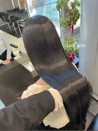 ロング カラー ヘアアレンジ ハイトーン/透明感 髪質改善/rinaのヘアスタイル