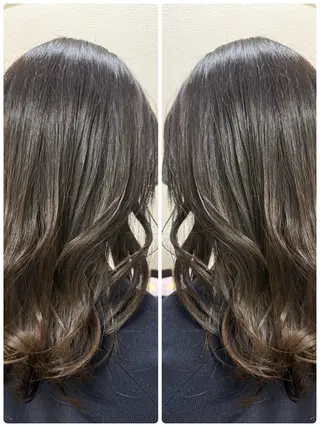 セミロング 艶カラー🕊️ ✴︎Yukari✴︎のヘアスタイル