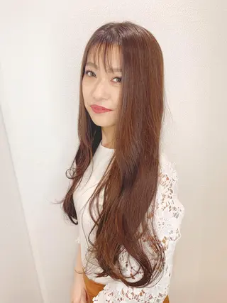 ロング 福森 みずきのヘアスタイル