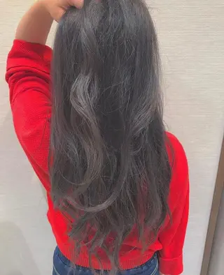 ロング カラー 韓国ヘア/耳ツボジュ エリー♡ayumuのヘアスタイル