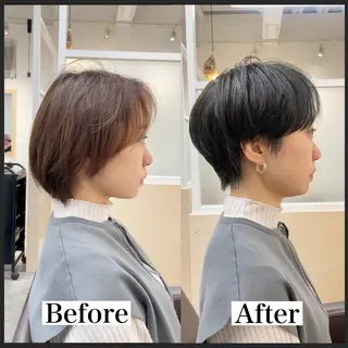 ショート カラー 表参道【髪質改善】 宮嶋勇太のヘアスタイル