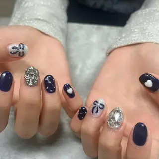 ネイル 【Zina京都駅前】 きぬがわ らむのネイルデザイン