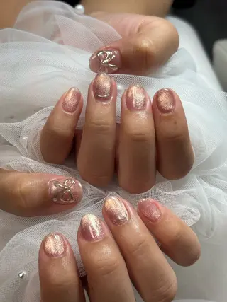 ネイル 三本 綾奈のネイルデザイン