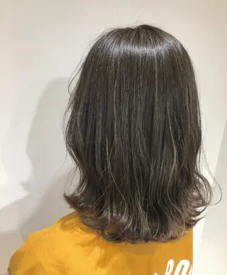 ミディアム カラー scene.池袋所属・scene. haraのヘアスタイル