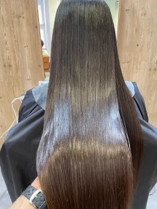 ロング 縮毛矯正/髪質改善 主税巧一のヘアスタイル