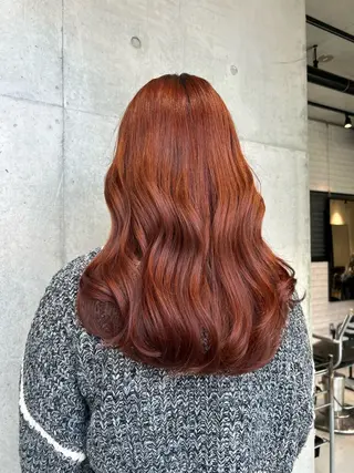 ロング カラー ヘアアレンジ ボブ艶モテカラー🫧 カリンのヘアスタイル