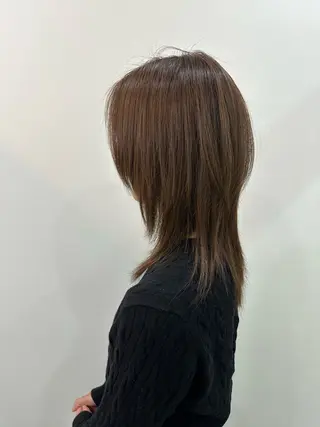 セミロング カラー ヘアセット/艶カラー 💐nao.のヘアスタイル