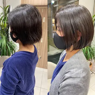 ショート パーマ 寺内 紳悟のヘアスタイル