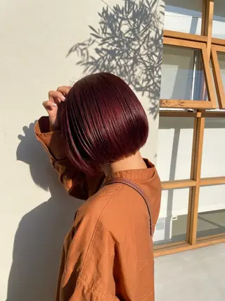 ミディアム 透明感カラー⭐️🌈 野村玲美のヘアスタイル