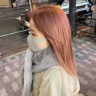 セミロング ワンホンヘア ケラチン/Kaitoのヘアスタイル