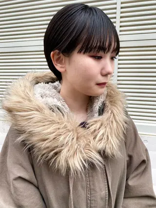 ショート カラー IVORY.所属・🟩白髪ぼかし/ボブ /ショートヘア/大司のヘアスタイル