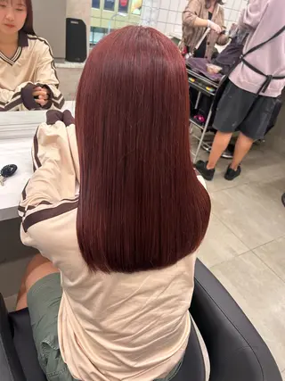 カラー 透明感ベージュ🤎 ナチュラルレイヤーのヘアスタイル