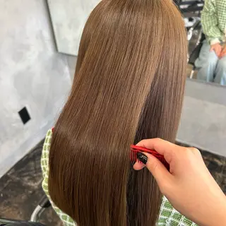 ロング 松川ヒナ｜韓国レイヤ /耳つぼジュエリーのヘアスタイル