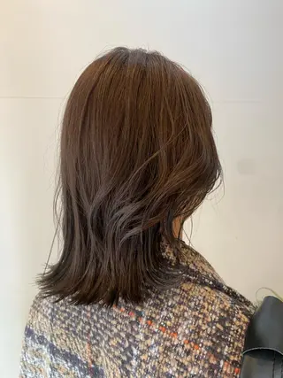 ミディアム カラー ✨垢抜け✨3Dカラー 山本美侑のヘアスタイル