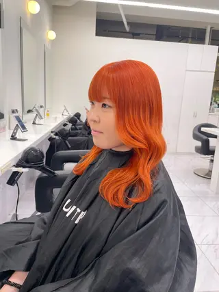 ロング カラー ヘアアレンジ 💗横浜美容室 💗HARUNAのヘアスタイル