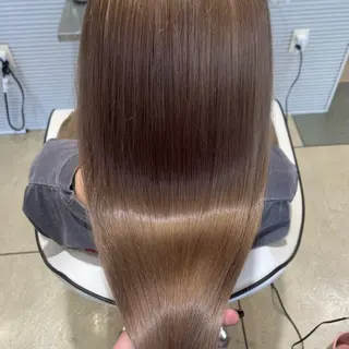 ロング カラー ベージュカラー⌇﻿ くびれヘア.𐙚心音のヘアスタイル