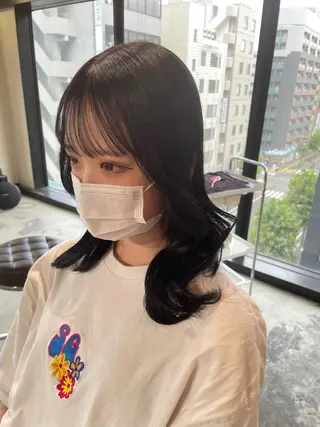 カラー La fith hair ray 札幌店所属・顔まわり/W カラー/リョウのヘアスタイル