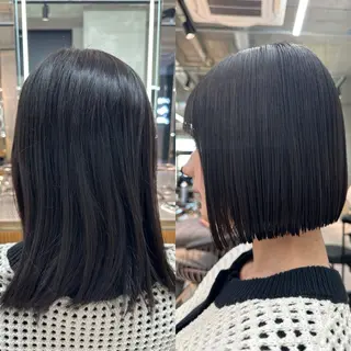 ミディアム ✨髪質改善特化✨副 店長椎葉信乃介のヘアスタイル