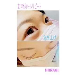 マツエク・マツパ 美容室 HIIRAGIのマツエク・マツパデザイン