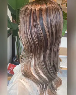 ロング カラー 松井 竜輝のヘアスタイル