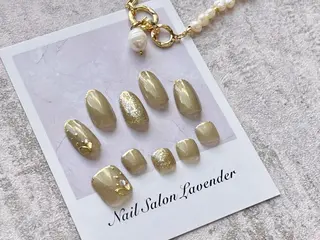 ネイル 佐藤 ニーナ★ラベンダーのネイルデザイン