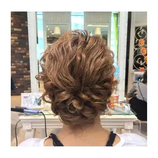 ミディアム セミロング ロング カラー ヘアアレンジ 若林 美由希のヘアスタイル