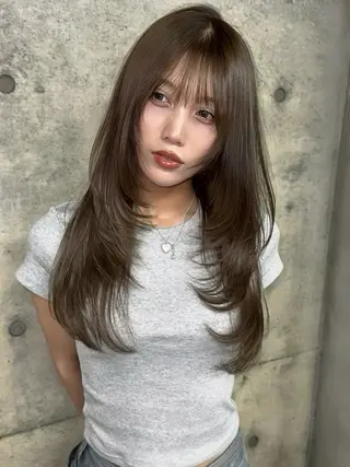 ロング AIVAN所属・レイヤーカット 【瑠己】のヘアスタイル