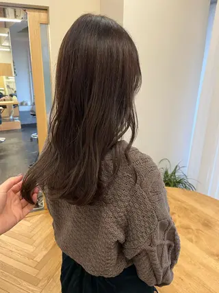 セミロング カラー 西山 紗耶香🪽 透明感カラー/ボブのヘアスタイル