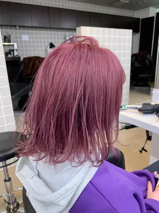 セミロング 【美容室が苦手な方 専問美容室】MIHOのヘアスタイル