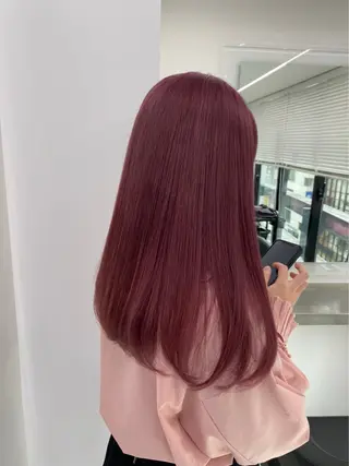 ロング 色気ある大人カラー /ブリーチなしのヘアスタイル