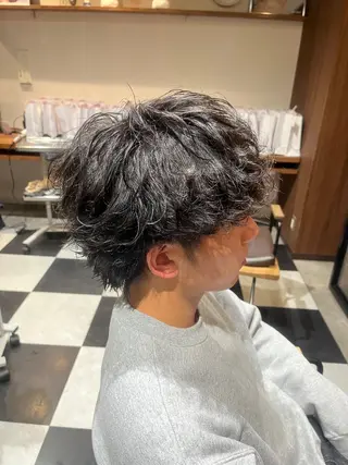 ショート パーマ メンズ 🎧メンズパーマ特化 /RUI🎧のヘアスタイル