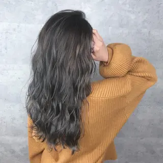 ロング カラー アンダーバーホワイト_WHITE所属・_WHITE芝本 賢吾【天王寺店】のヘアスタイル