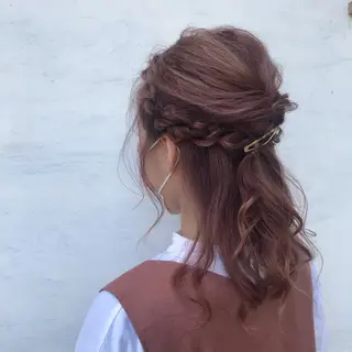 ヘアアレンジ 透明感韓国ヘア♡ みつきのヘアスタイル