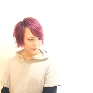 ショート カラー メンズ 🍀アレンジ簡単ヘア ☘️石田万里奈🍀のヘアスタイル