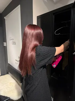 ロング カラー 堀江／韓国／透明感 ／みずき🐩のヘアスタイル