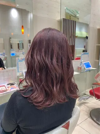 ミディアム カラー 平岡 成介のヘアスタイル