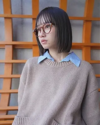 ミディアム 透明感カラー🫧 nanamiのヘアスタイル