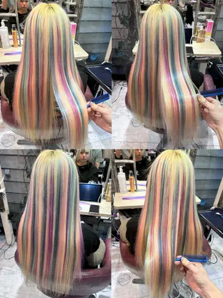 ロング カラー イズ ミのヘアスタイル