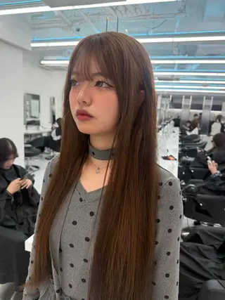 ロング カラー 海外girl/ハイト ーン/riko🫧のヘアスタイル