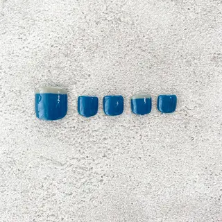 ネイル ゴテゴテ💙ワンホン リオナのネイルデザイン