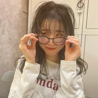 セミロング カラー 高橋 みく/ minim 暖色のヘアスタイル