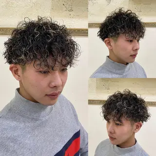 パーマ メンズ 年間2000名担当◎ パーマ職人/仲原佑樹のヘアスタイル