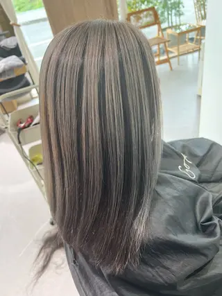 ミディアム Gokan所属・[Gokan] KUNISHIMAのヘアスタイル
