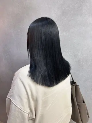 ミディアム カラー 伶風/ボブ/ ヘーゼルベージュのヘアスタイル