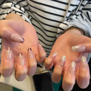 ネイル 🫧飛山琉桜/二条 ネイルアート/束感のマツエク・マツパデザイン