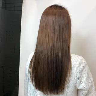 ロング ムトウセイマ/艶髪 /艶ケアWブリーチのヘアスタイル