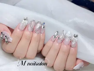 ネイル M🌷nail 長さだし専門店のネイルデザイン