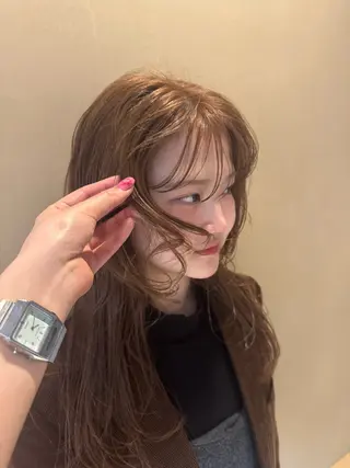 カラー 未 来カットモデル無料のヘアスタイル